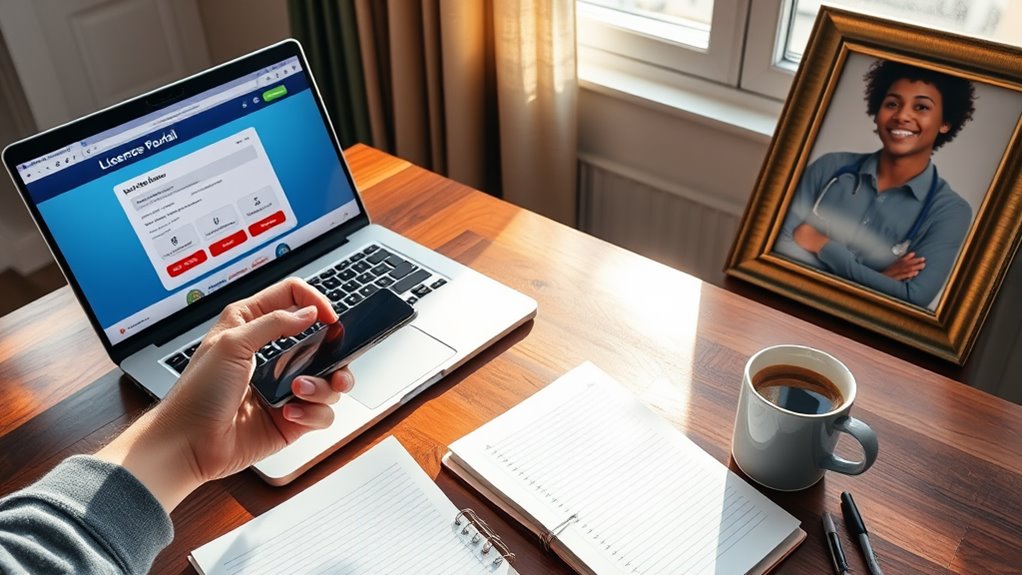 check license status online